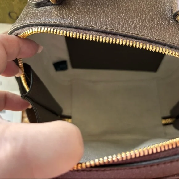 Gucci Ophidia Bag with Brown and Green Accents NWT - Picture 4 of 12
